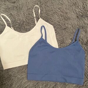 Women's Set of Ribbed Sports Bras